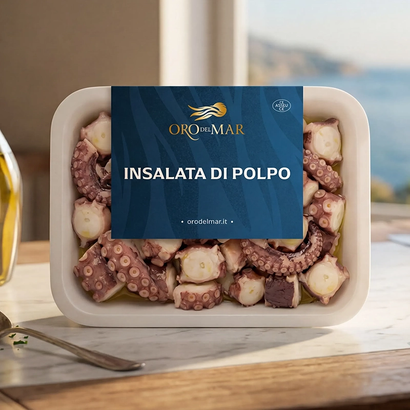 Insalata di polpo Oro del Mar in vaschetta